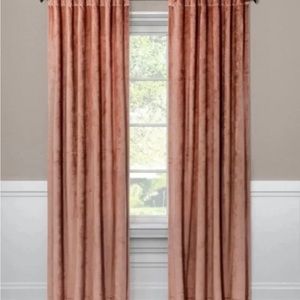 Project 62 Blush Velvet Blackout Curtain Panels 78”